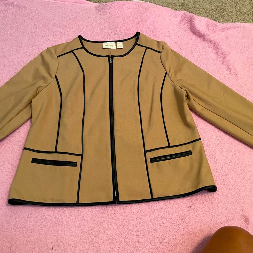 Chico’s 3 point knit Jacket